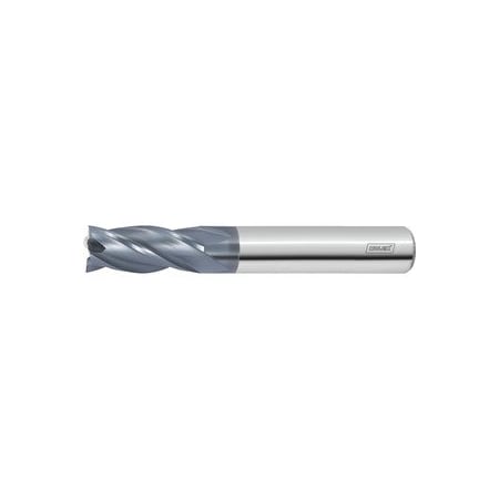 Holex Solid Carbide Square End Mill, 4 mm, TiAlN Coated 202760 4